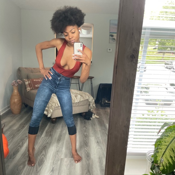 Rusty Red Bodysuit Tanktop - Picture 2 of 16